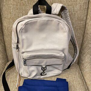 Authentic Rebecca Minkoff Gray Leather Backpack